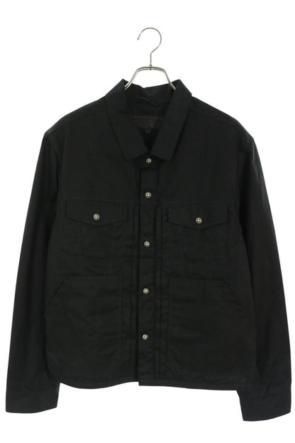 Chrome Hearts WHIPLASH Oil Processed Denim Jacket Size L