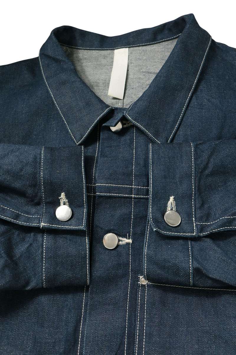 SHINYAKOZUKA AS IT WAS Indigo Rigid Denim Jacket Size L
