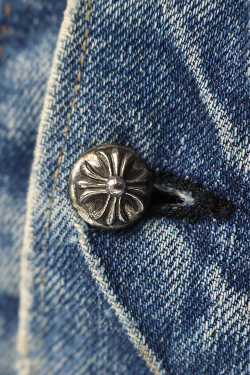 Chrome Hearts x Levi's Cross Patch Denim Jacket Size S