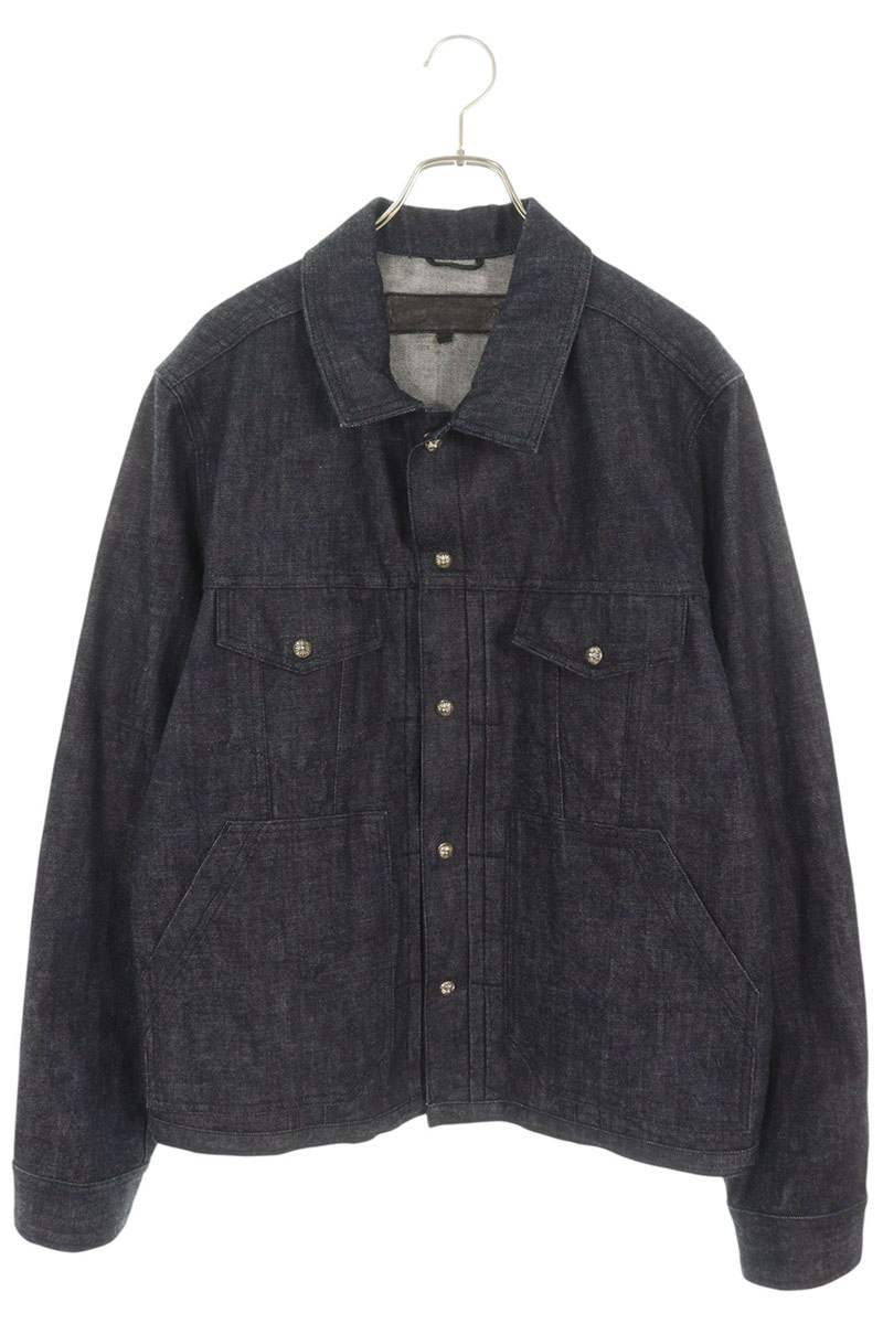 Chrome Hearts WHIPLASH FRBC Rigid Denim Jacket Size L