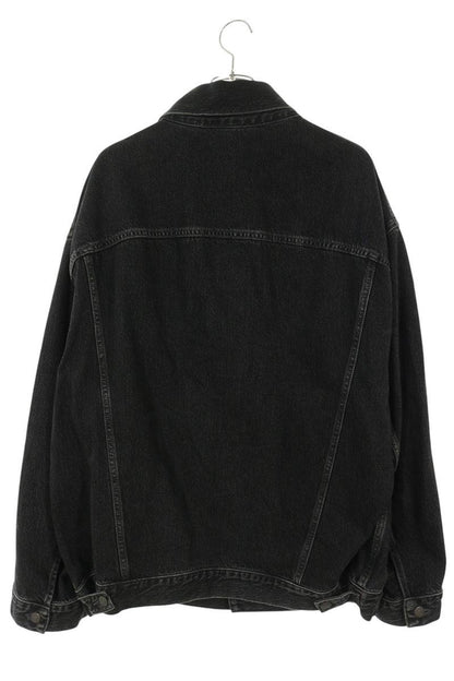 ACNE STUDIOS Relaxed Fit Washed Denim Jacket Black Size S/M