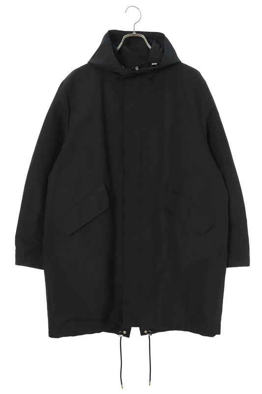 DIOR Technical Cotton Canvas Back Logo Emb. Coat Size XS