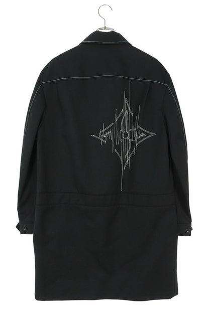 LOUISVUITTON 23SS LV Embroidered Zip Coat Navy Size S