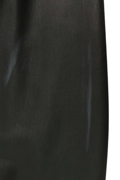 PANERO Leather Coat Black Size L