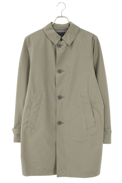 HERNO Single Polyester Coat Gray Size M