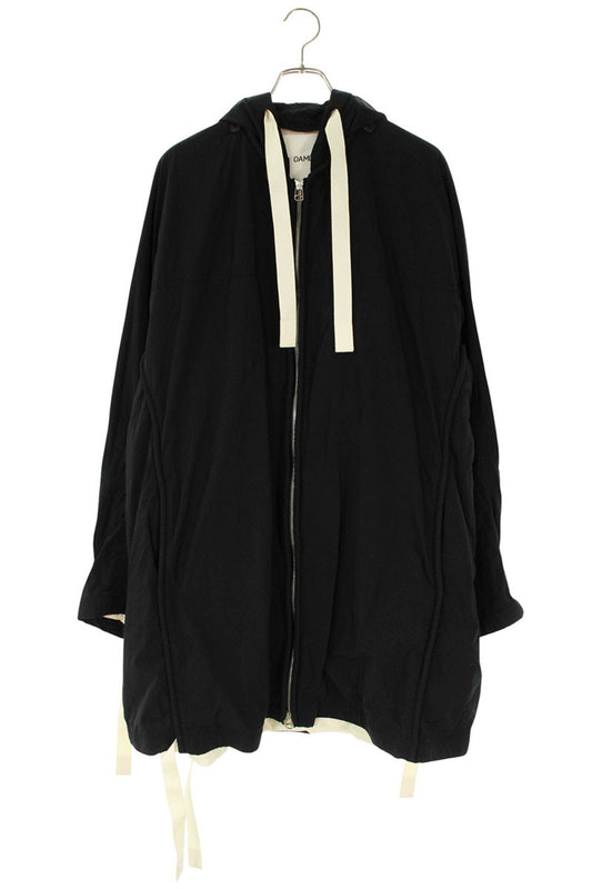 OAMC Oversized Taped Nylon Hooded Coat Navy Size S
