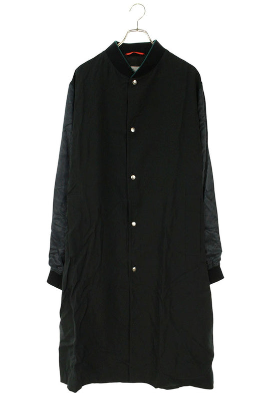 OAMC Sleeve Panel Long Coat Black Size M
