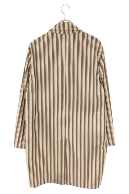 CMMN SWDN Wool Stripe Coat Beige Size S