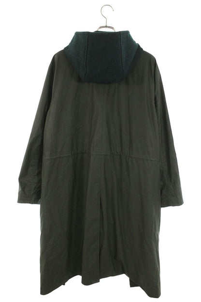 TOGA VIRILIS Mixed Material Duffle Coat Green Size S