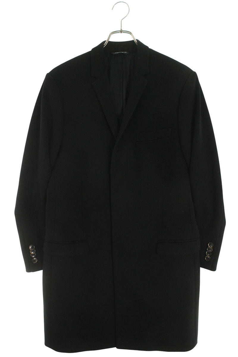 DOLCE & GABBANA Cashmere Blend Chesterfield Coat Size M