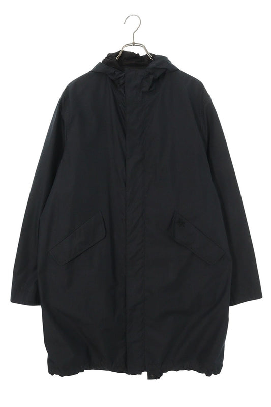 DIOR x SHAWN STUSSY Hooded Mods Coat Black Size M