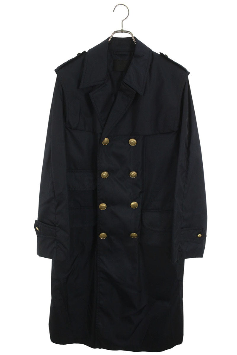 PRADA Re-Nylon Rain Long Coat Navy Size XXS
