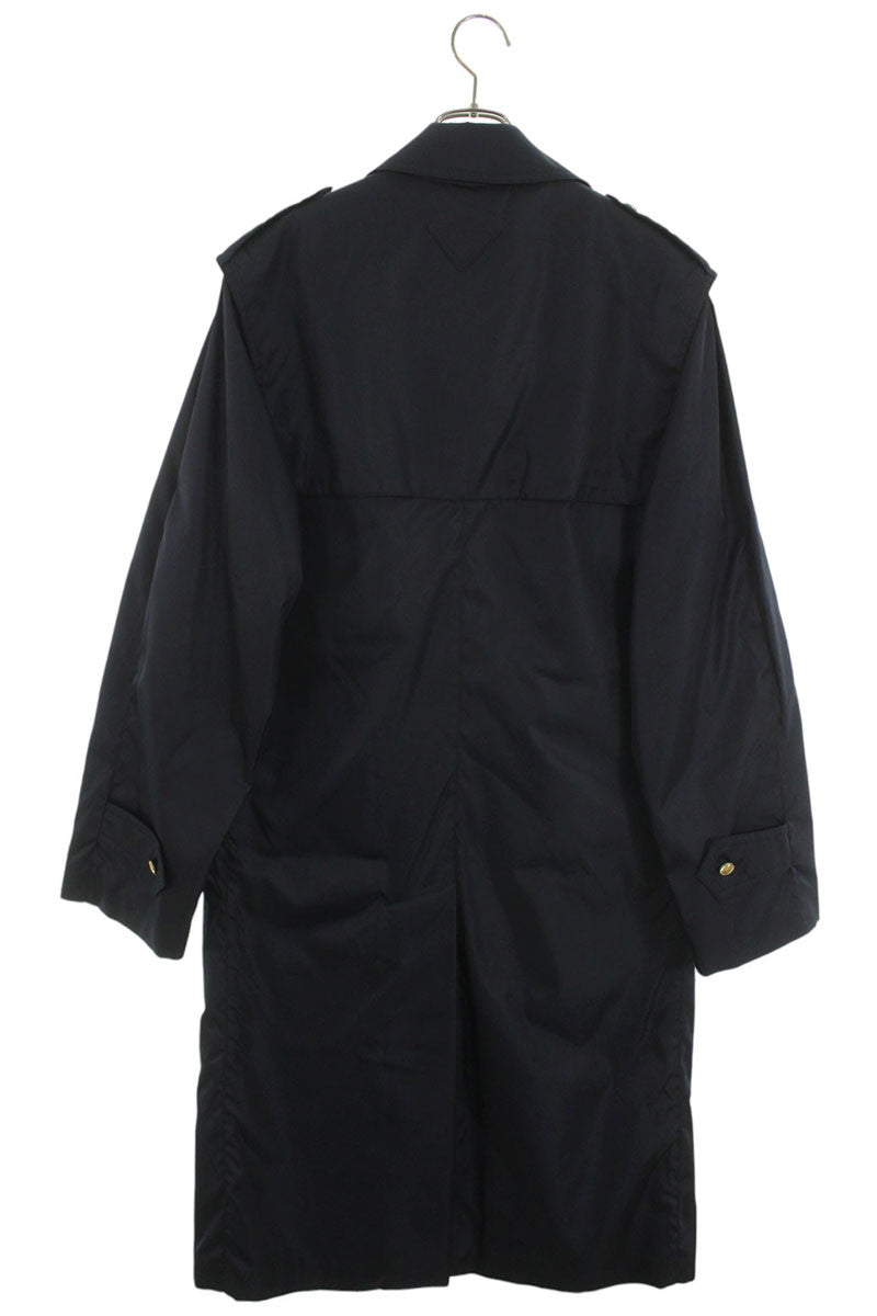 PRADA Re-Nylon Rain Long Coat Navy Size XXS