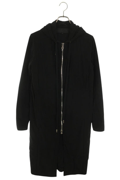 Chrome Hearts Hooded Double Zip Padded Nylon Coat Size S
