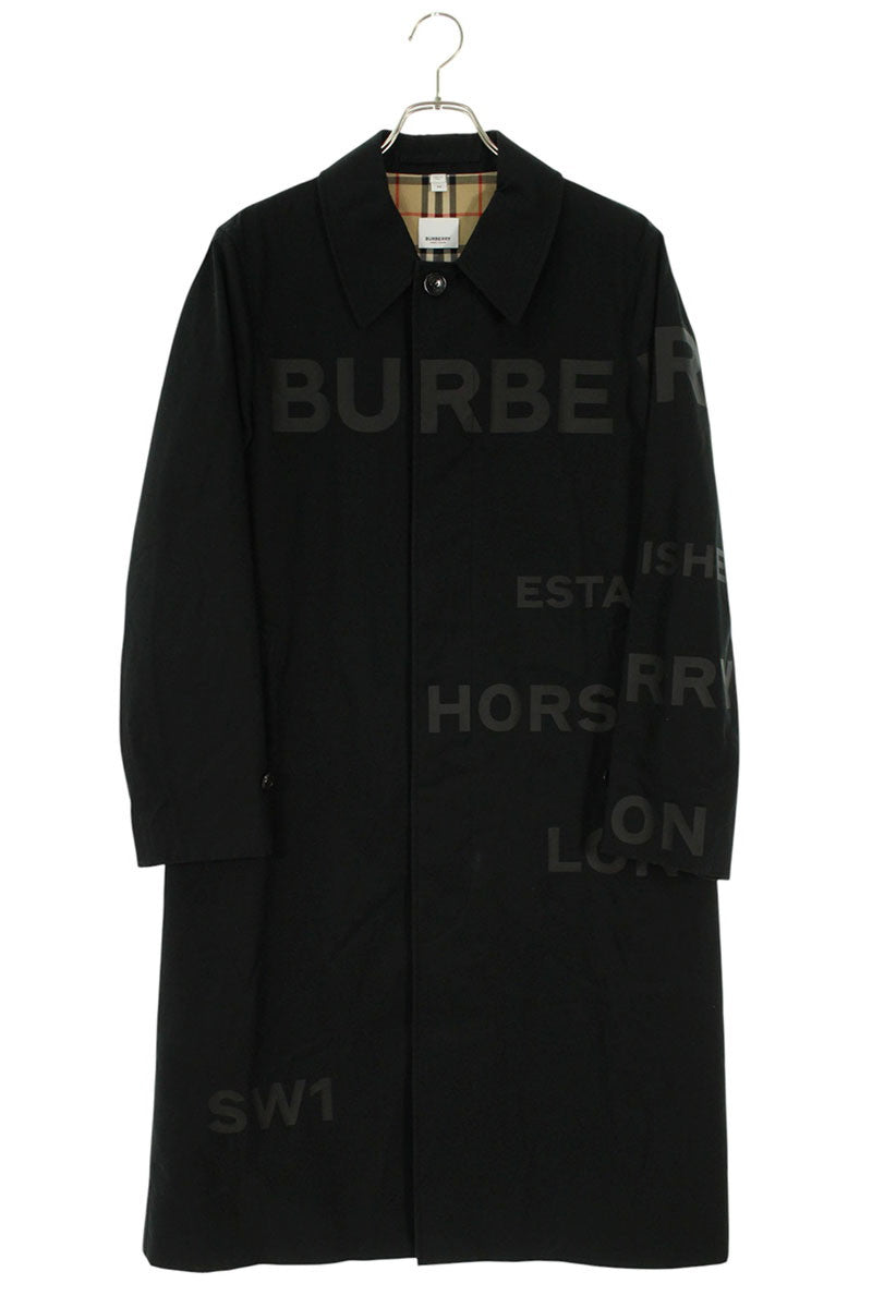 Burberry Logo Coat Black Size 44