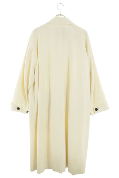 CABaN Off-White Wool Balmacaan Coat Size S