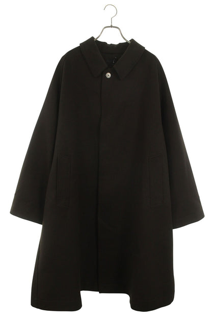 Omar Afridi Brown Wool Balmacaan Coat Size S