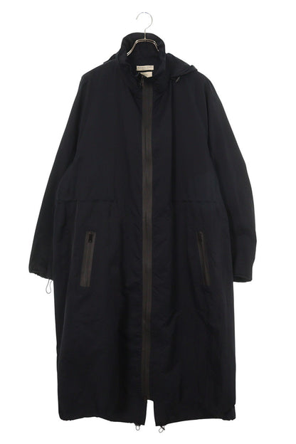 BOTTEGA VENETA Black Nylon Stowaway Hood Coat Size S