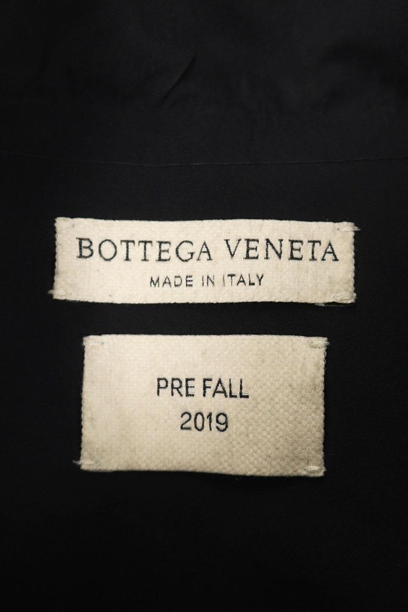 BOTTEGA VENETA Black Nylon Stowaway Hood Coat Size S