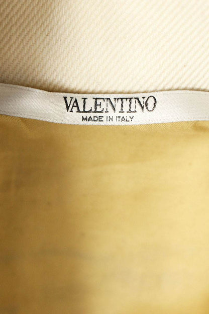 VALENTINO Roger Dean Graphic Coat White Size M