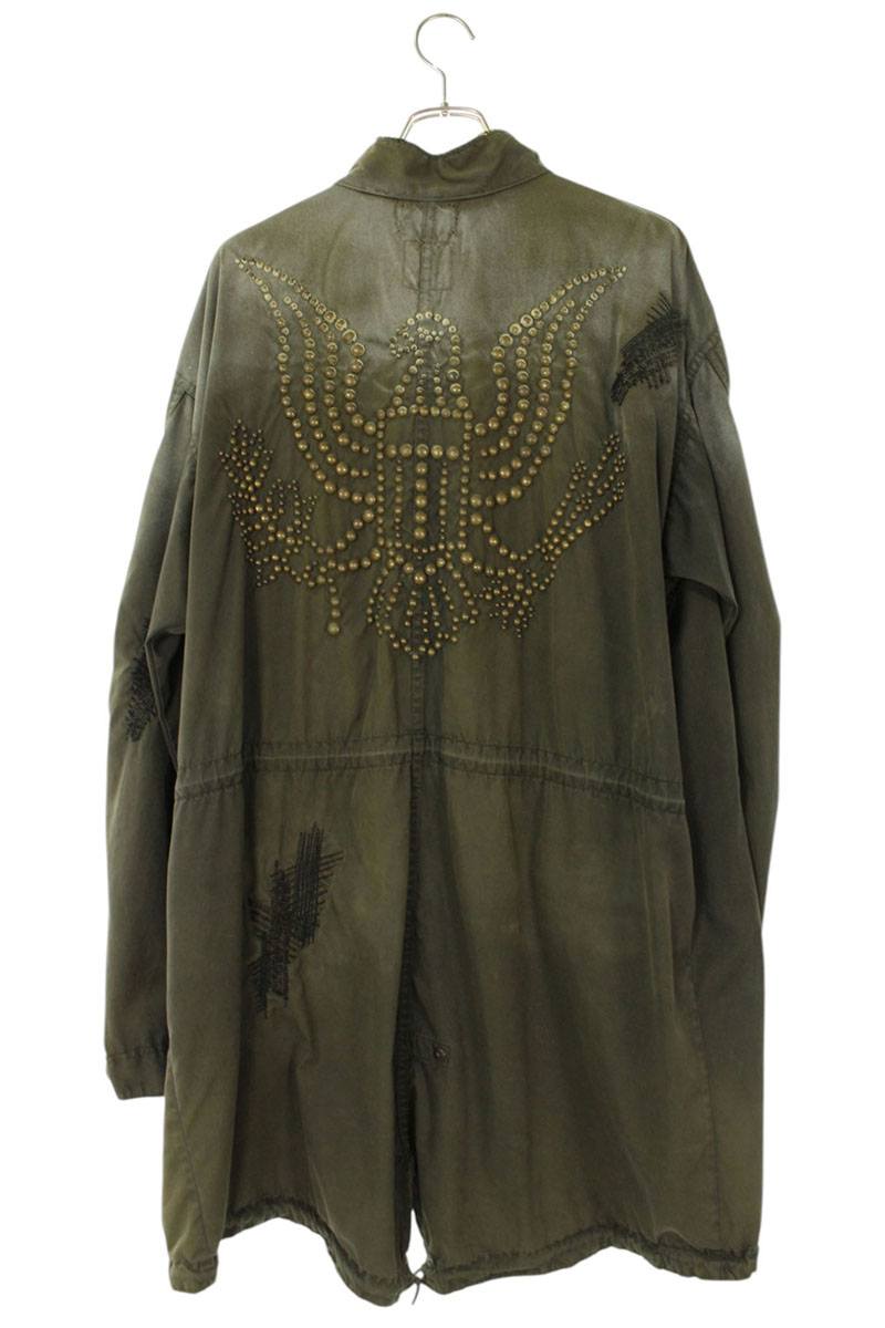 THE GREAT CHINA WALL Studded Vintage Mods Coat Size XXL