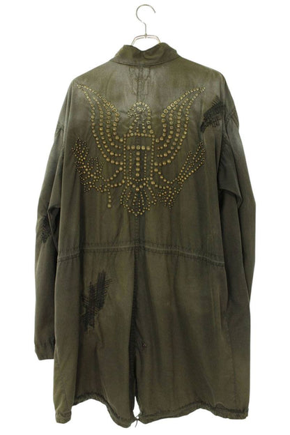 THE GREAT CHINA WALL Studded Vintage Mods Coat Size XXL