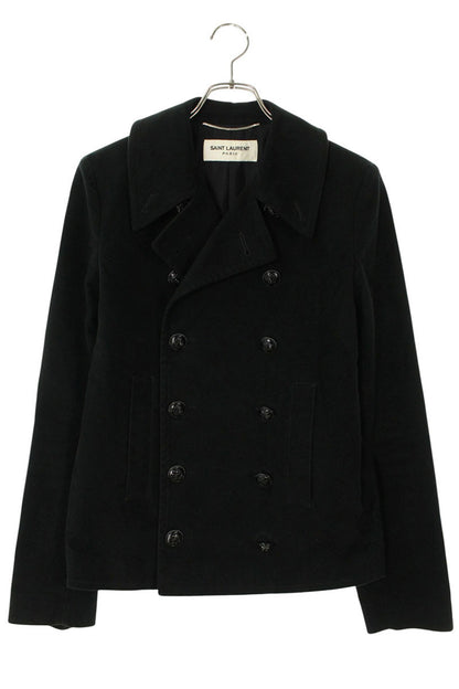 Saint Laurent Paris Coat Black Size XS