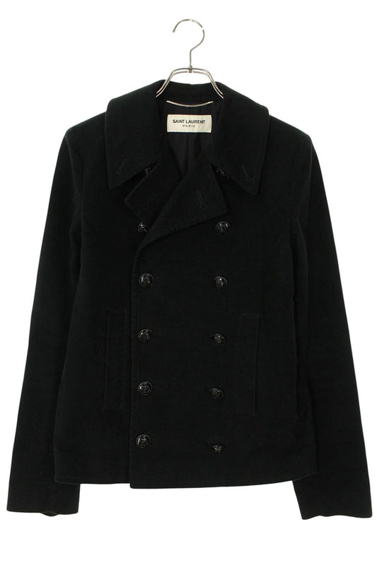 Saint Laurent Paris Coat Black Size XS