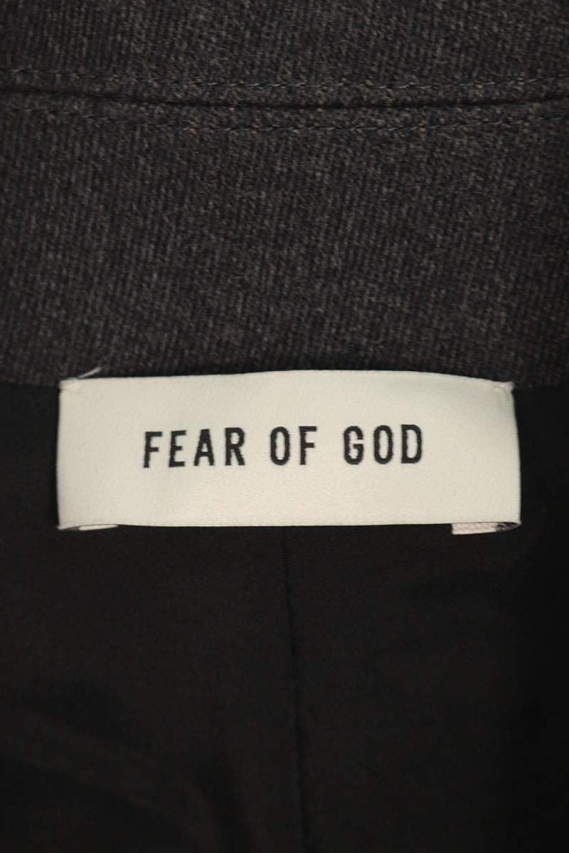 FEAR OF GOD 25AW Classic Wool Overcoat Gray Size XS