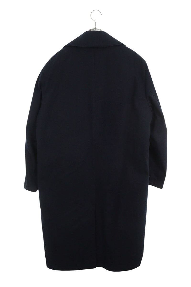 PRADA Padded Liner Rubber Logo Coat Navy Size XS
