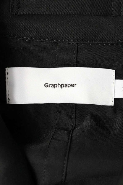 Graphpaper 25AW Solotex Twill Oversized Coat Black Size M