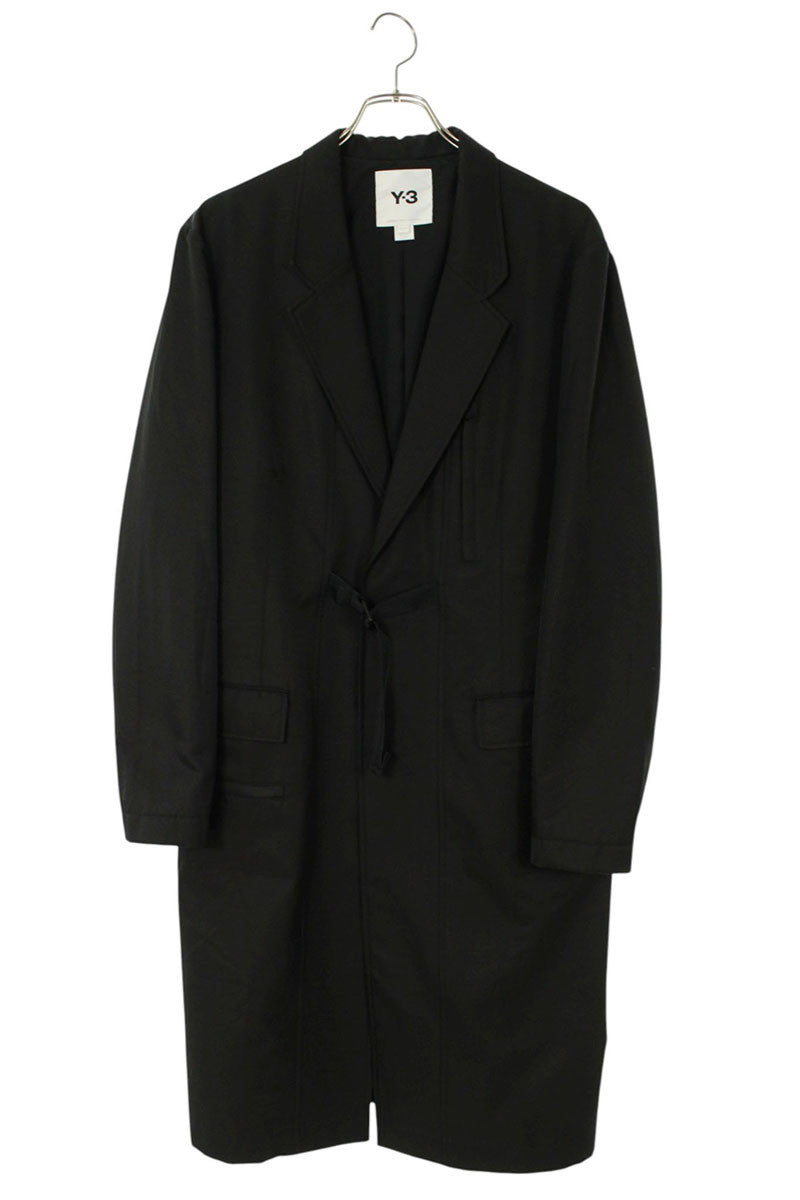 Y-3 Cotton Coat Black Size XS