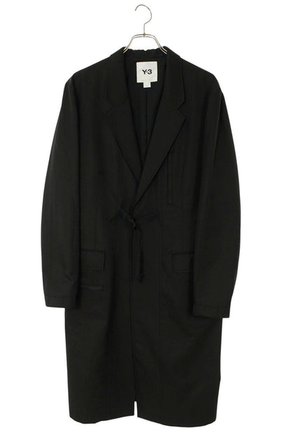 Y-3 Cotton Coat Black Size XS