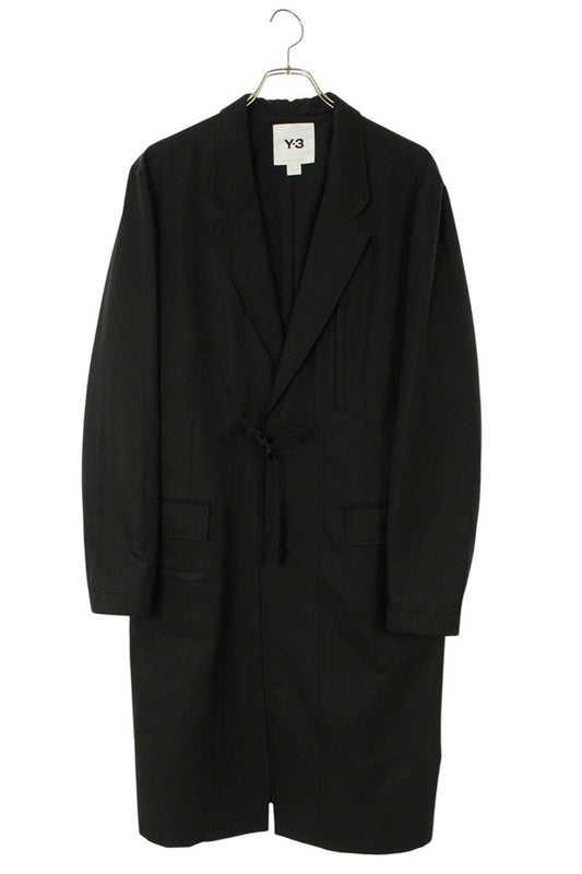 Y-3 Cotton Coat Black Size XS