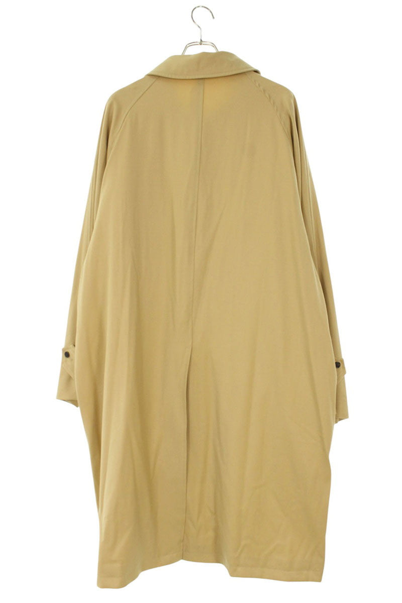 LES SIX Wool Long Coat Beige Size XS