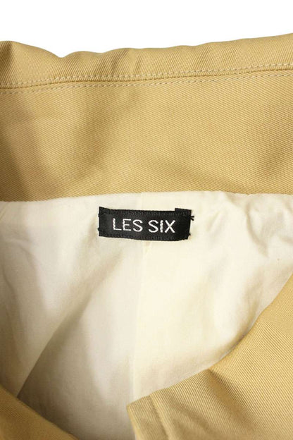 LES SIX Wool Long Coat Beige Size XS
