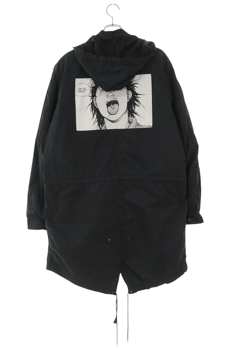 SUPREME 17AW AKIRA Fishtail Parka Mod Coat Black Size L