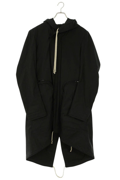 Rick Owens BAUHAUS PARKA Coat Black Size S