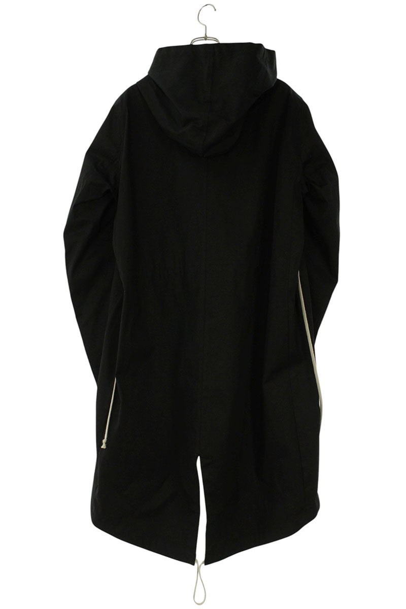 Rick Owens BAUHAUS PARKA Coat Black Size S
