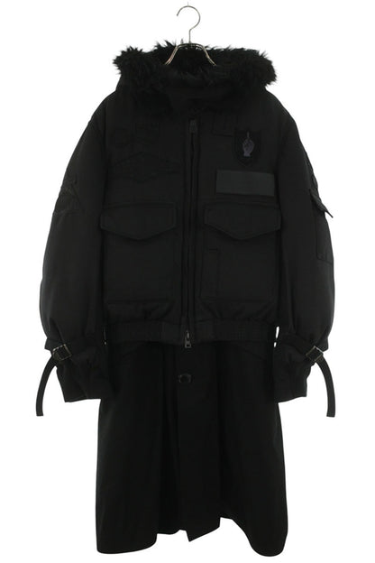 Sacai x SPIEWAK 24AW Fur Coat Black Size M