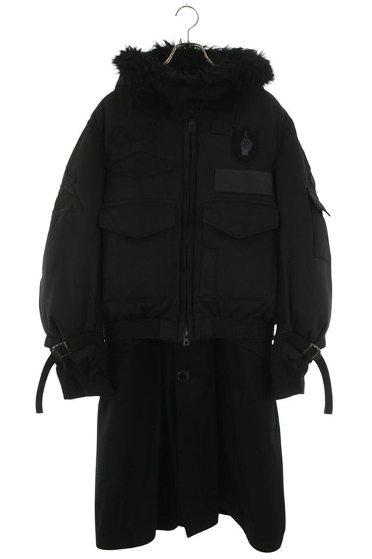 Sacai x SPIEWAK 24AW Fur Coat Black Size M