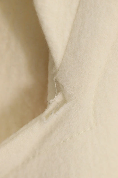 LOUISVUITTON 21AW Wool Cashmere Wrap Coat White Size S