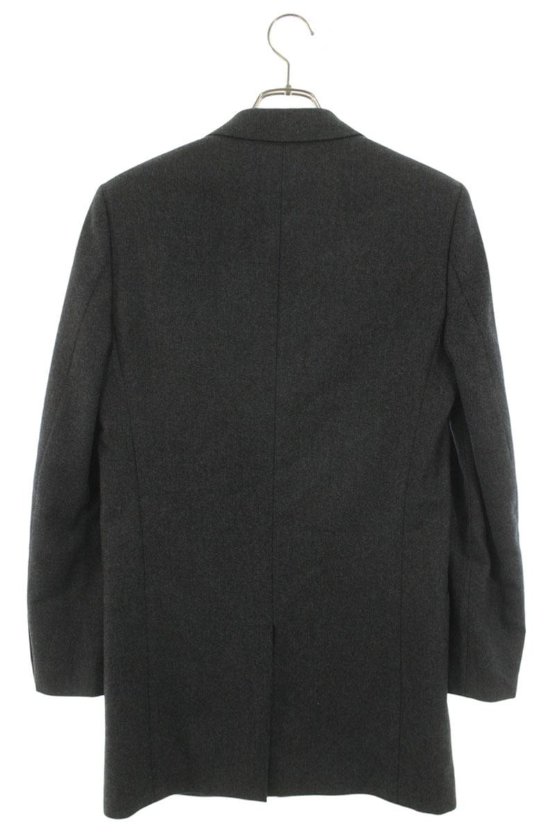 SAINT LAURENT PARIS Wool Coat Gray Size XS
