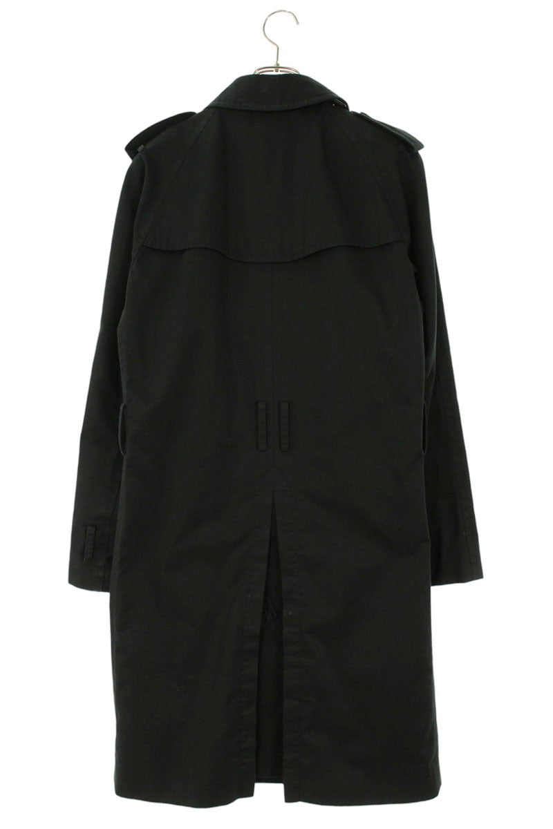 SAINT LAURENT PARIS Belted Trench Coat Black Size XS