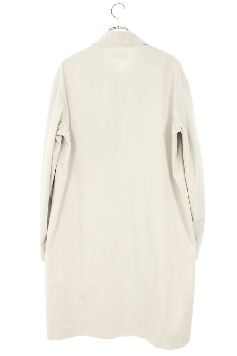 Balenciaga Cotton Twill Coat White Size 44