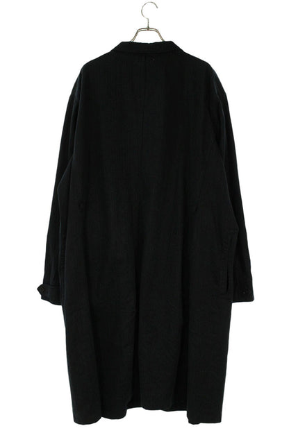 OLD JOE & CO. Herringbone Long Coat Black Size XS