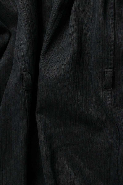OLD JOE & CO. Herringbone Long Coat Black Size XS