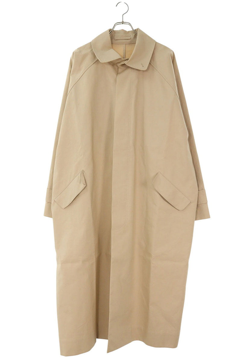 HED MAYNER Oversized Cotton Coat Beige Size S