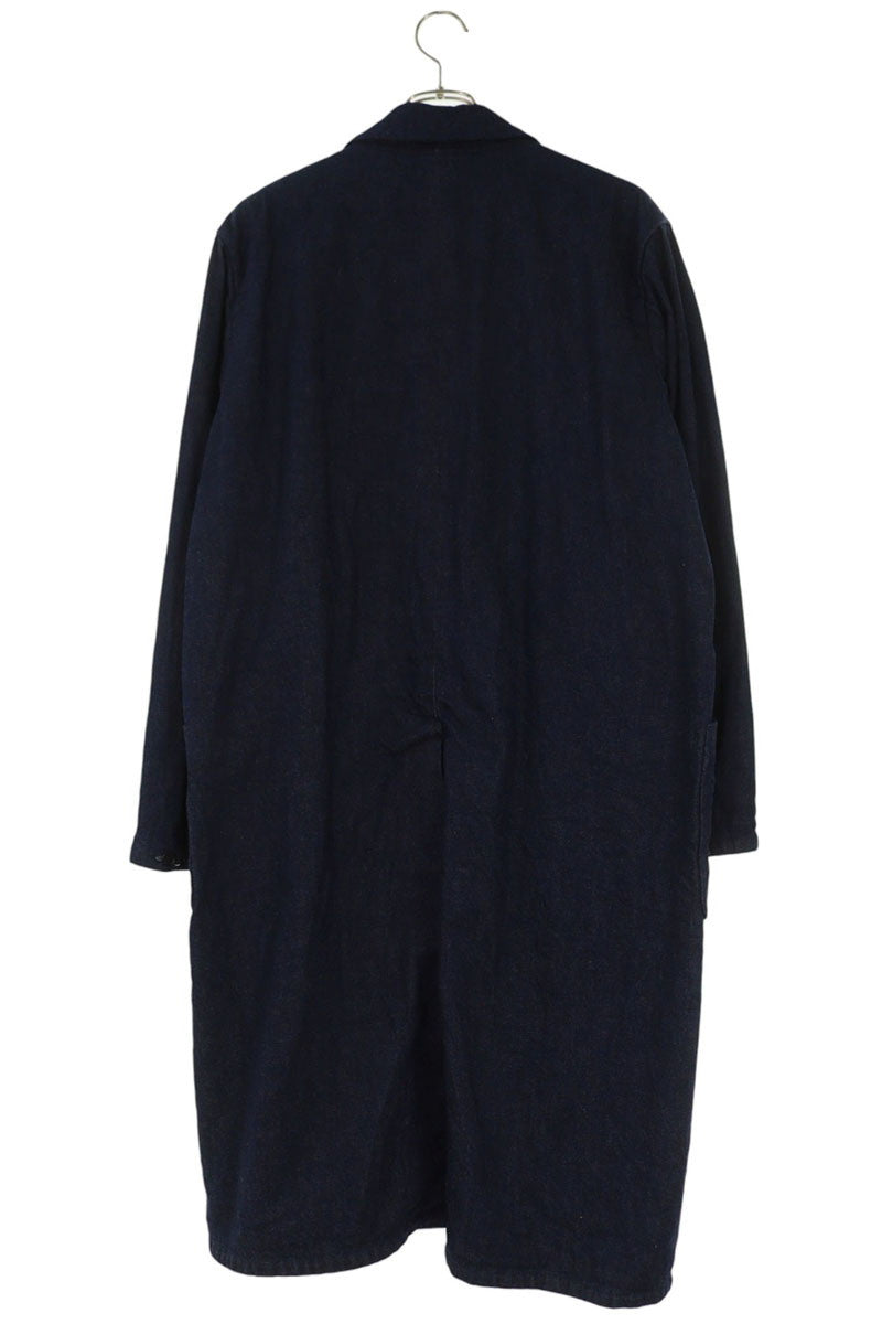 YAECA Denim Chester Coat Blue Size S