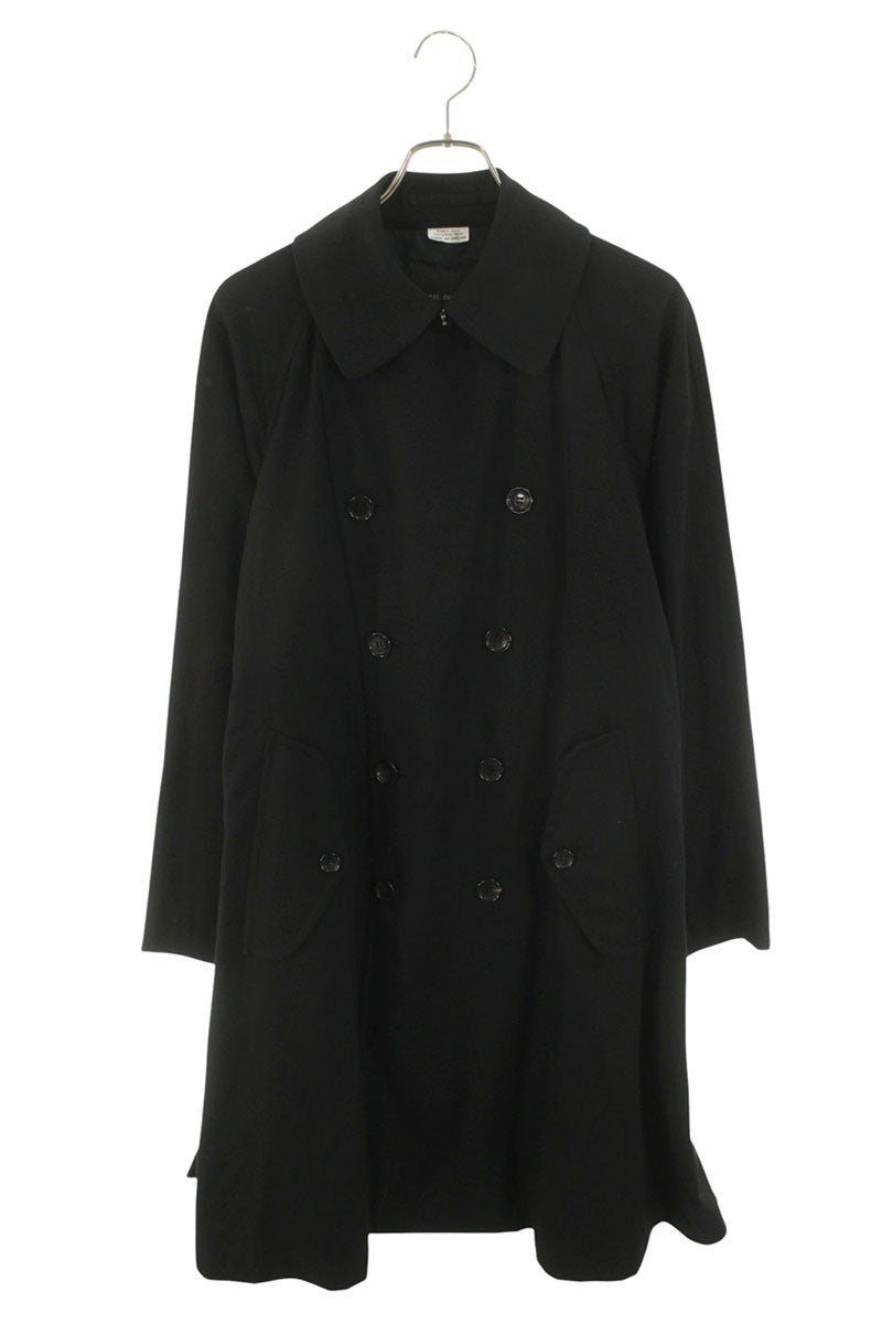 Comme des Garcons Wire Slit Wool Trench Coat 23SS Size S